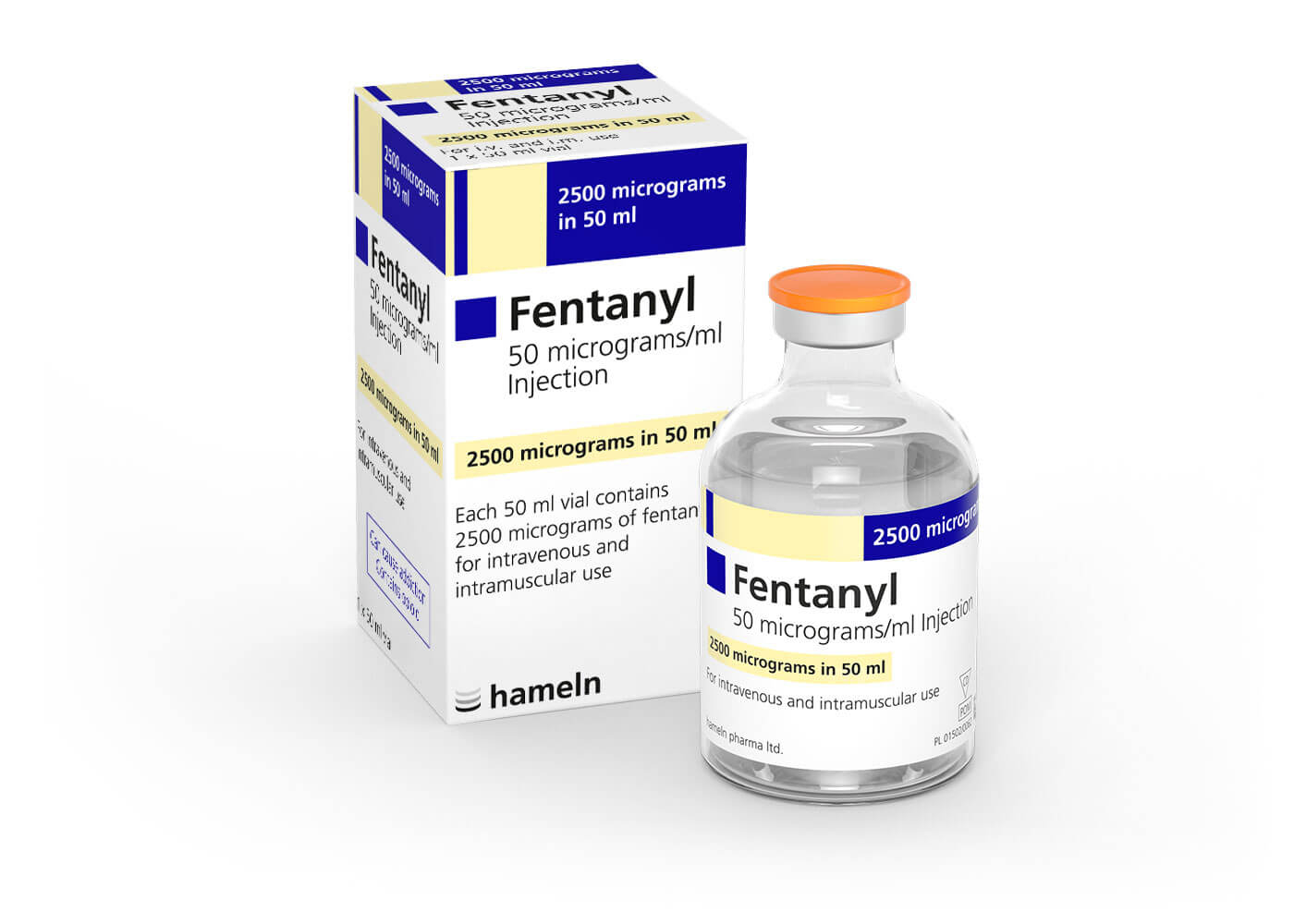 Fentanyl 2500mcg/ 50ml